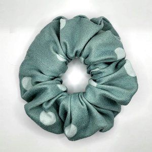 Polka Dots Wide Elastic Scrunchie Anti-Crease